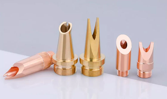 เครื่องเชื่อมมือถือ Laser Nozzle Calibre 1.6mm Copper Welding Nozzle