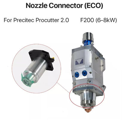 ตัวเก็บประจุไฟเบอร์เลเซอร์เซนเซอร์หัวต่อหัวฉีด 6kW-8kW ตัวยึดเซรามิก F200