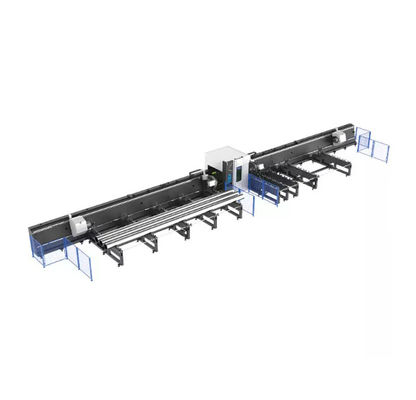เครื่องตัดเลเซอร์แผ่นและท่อ 3kw 12038HT สี่หัวจับหนักพิเศษ