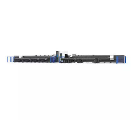 เครื่องตัดเลเซอร์แผ่นและท่อ 3kw 12038HT สี่หัวจับหนักพิเศษ
