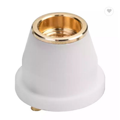 D13mm Alumina Laser Nozzle Holder ชิ้นส่วนเลเซอร์ไฟเบอร์ M5 Thread